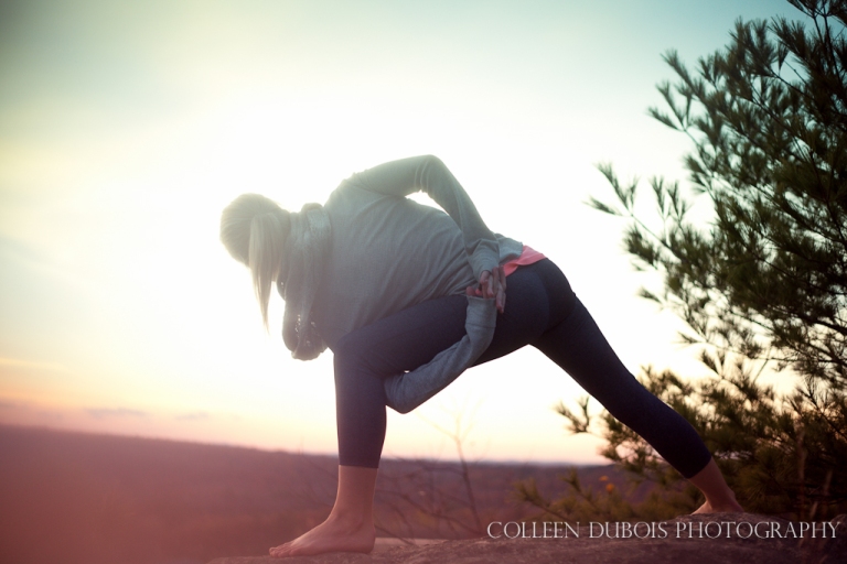 yoga, yoga at sunset, yoga postures, new hampshire yoga